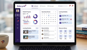 School management software dashboard in Nigeria showing student and fee management